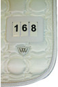 2022 Woof Wear Dressage Saddle Pad Number WS0019 - White